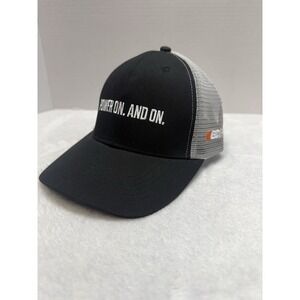 ECHO Outdoor Power Equipment Adjustable Grey Black Trucker Hat Cap NWOT